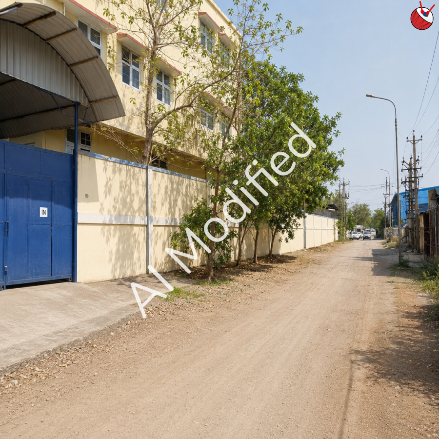 Land and Factory with Machines in Poonamallee